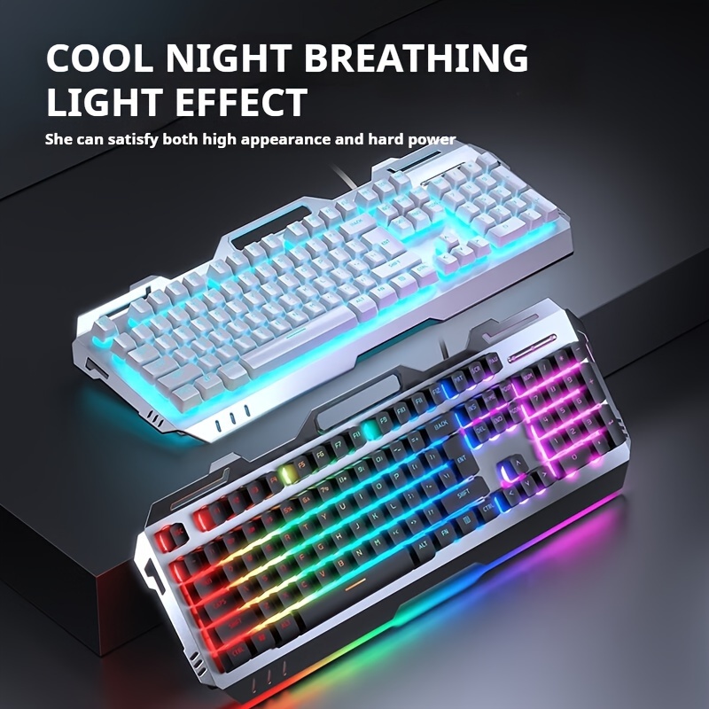 Gaming Keyboard Bundle - EWEADN GX80Z Keyboard Membran Gaming, Panel