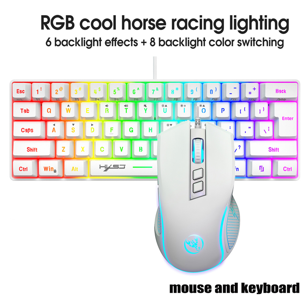 Gaming Keyboard Bundle - Keyboard dan Mouse Kit Gamer Keyboard