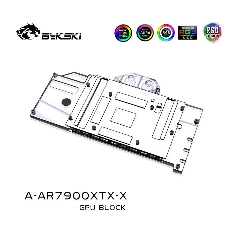 Amd Vga Rx 7900 Xtx - Blok Air Bykski Digunakan untuk Kartu