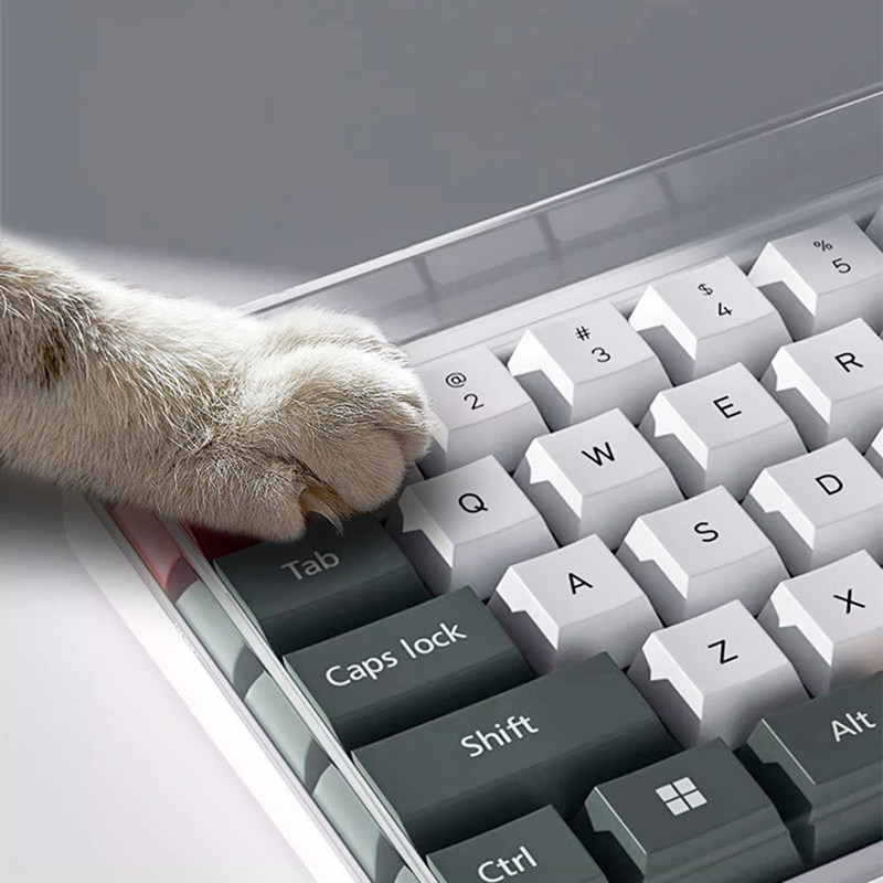 Gaming Keyboard Bundle - ★ ▲ 78/108 Tombol Akrilik Transparan