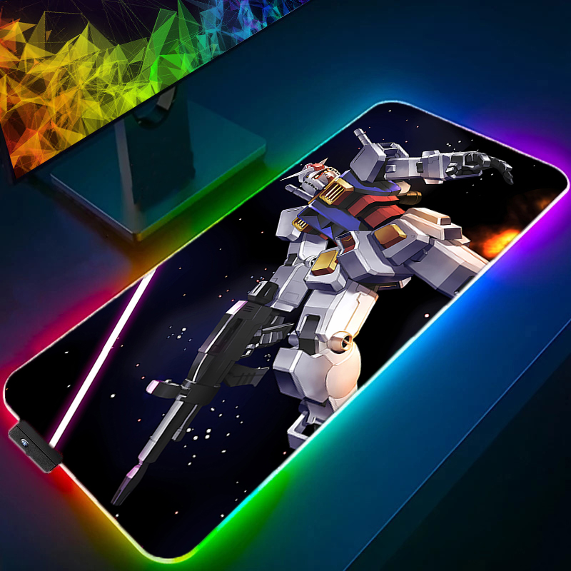RGB Kawaii Mouse Pad Anime Gab - Gaming Keyboard And Mouse Mobile ulasan dan harga