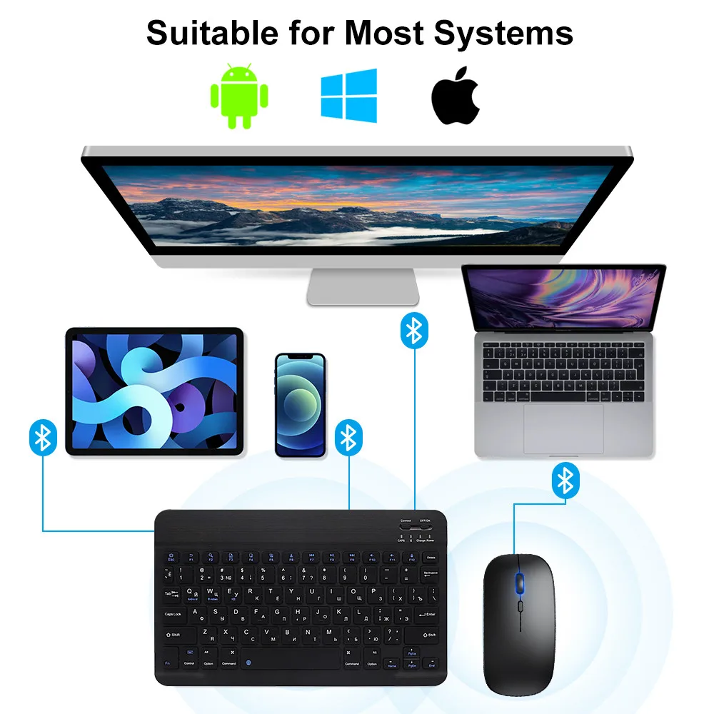 Keyboard Mouse Nirkabel Blueto - Gaming Keyboard And Mouse Wireless ulasan dan harga