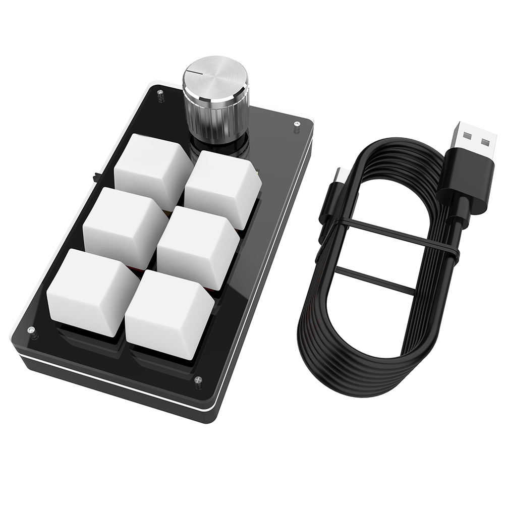 6 Tombol 1 Kenop Keyboard Gami - Gaming Keyboard 1 Hand ulasan dan harga