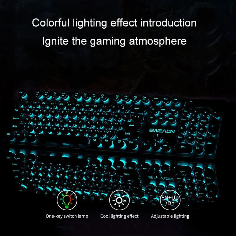 Set Keyboard dan Mouse Retro P - Gaming Keyboard Mouse ulasan dan harga