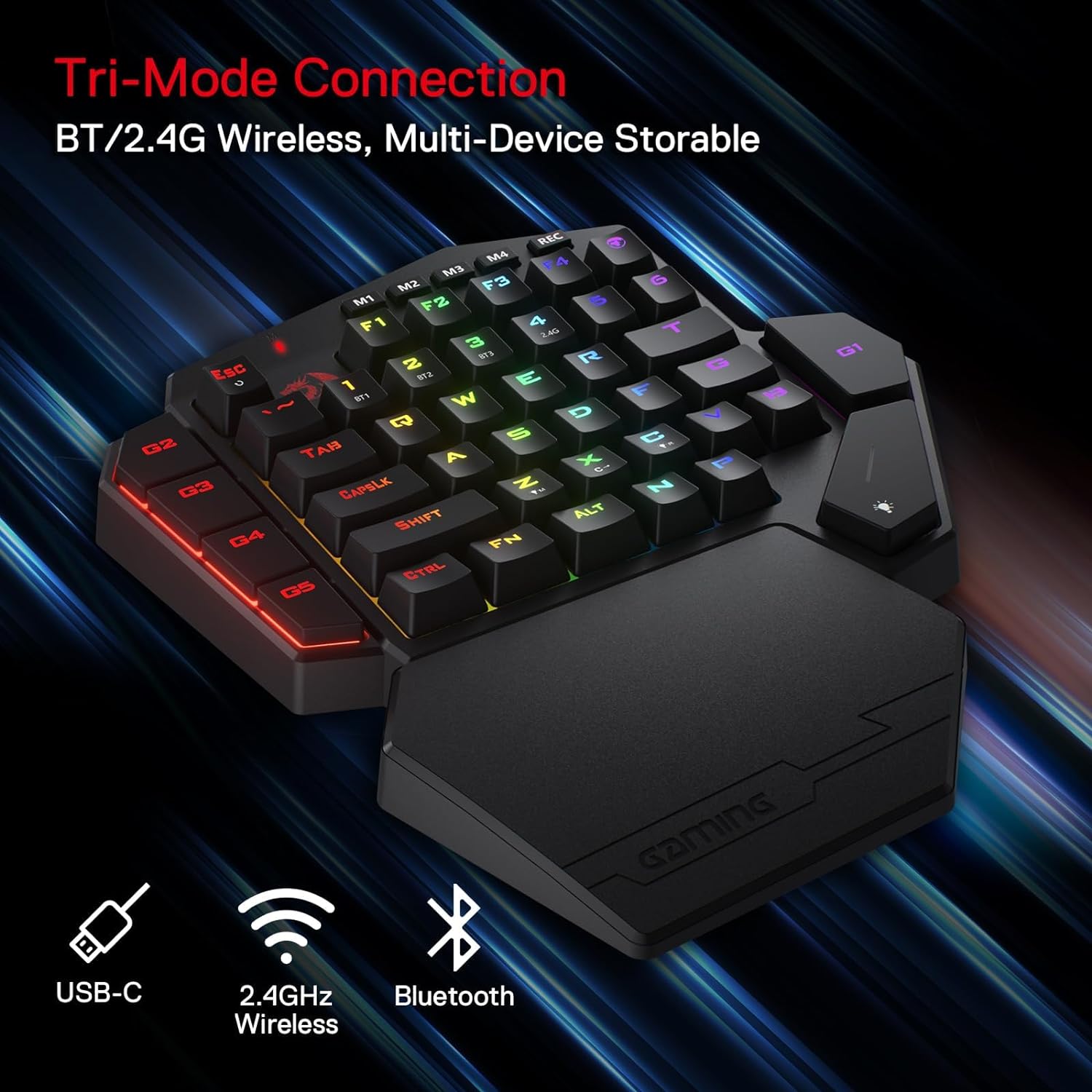 Redragon K585 PRO Keyboard mek - Gaming Keyboard 1 Hand ulasan dan harga