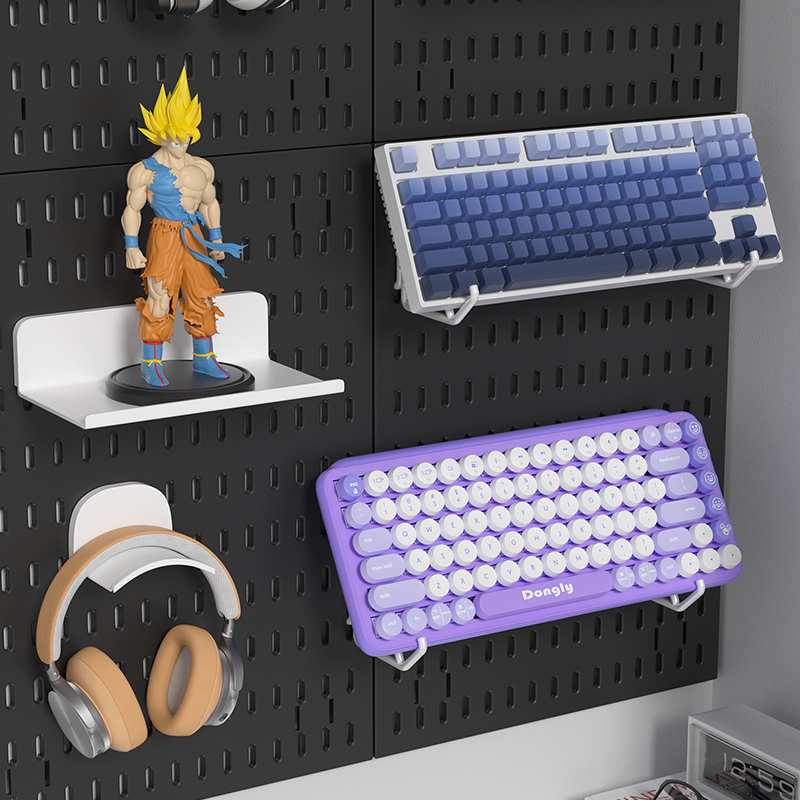 Rak Pegboard Perekat untuk Gam - Gaming Keyboard Mouse ulasan dan harga