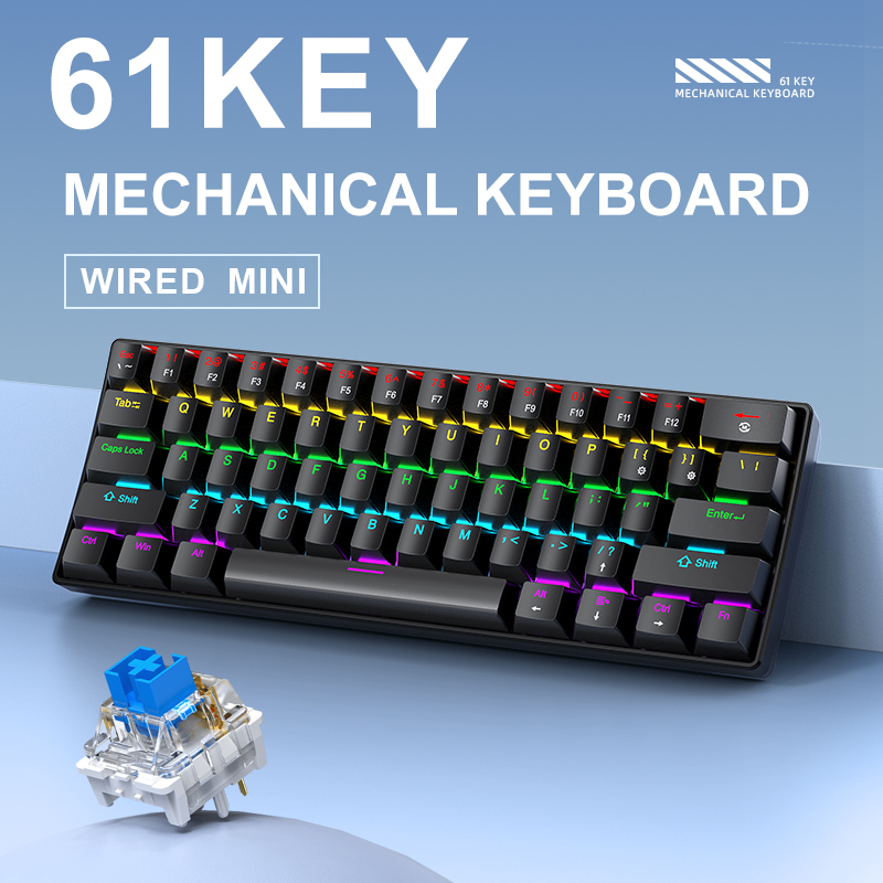Keyboard Gaming Mekanik Berkab - Gaming Keyboard Blue Switches ulasan dan harga
