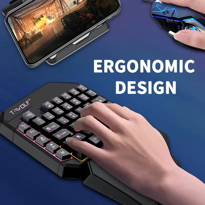 FocusOnPC TF900 2-in-1 Mobile  - Gaming Keyboard Bundle ulasan dan harga