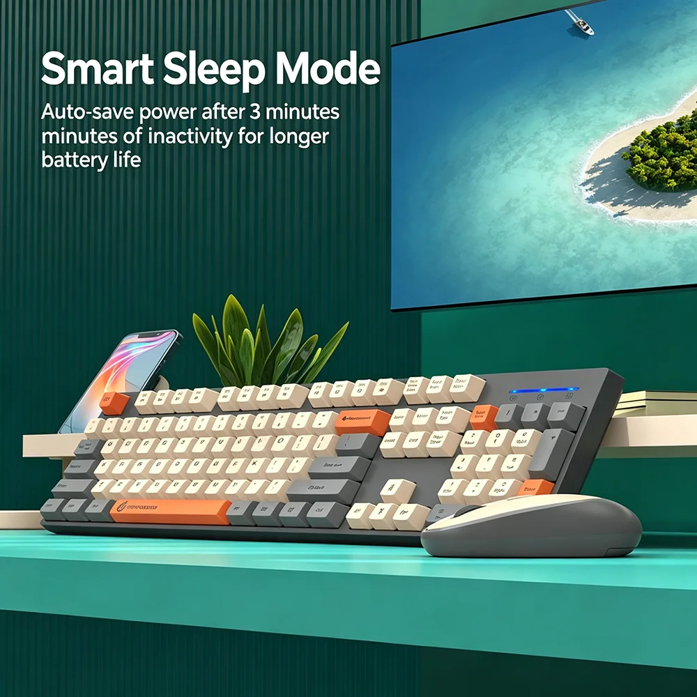 KEBIDUMEI Set Keyboard dan Mou - Gaming Keyboard Bundle ulasan dan harga