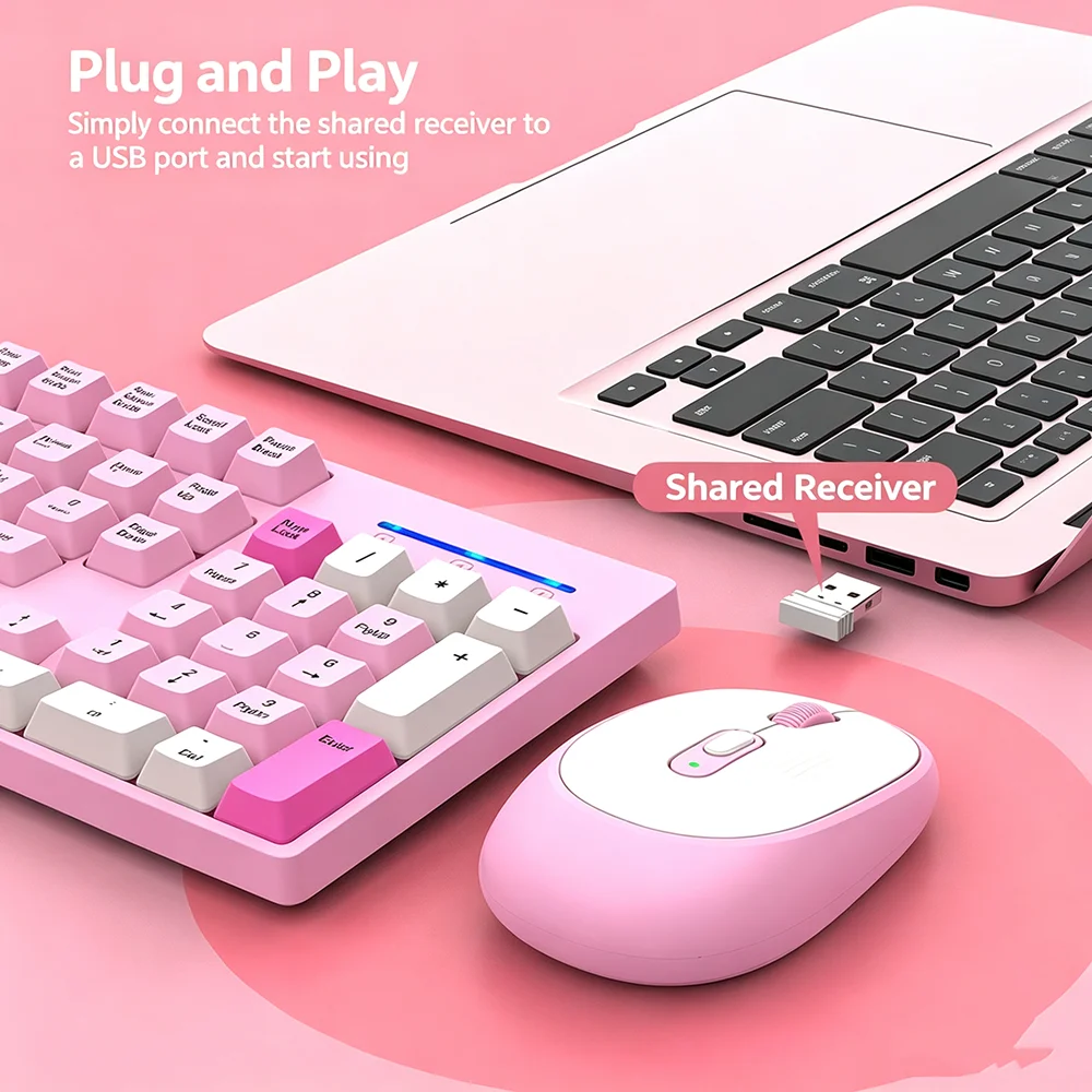 KEBIDUMEI Set Keyboard dan Mou - Gaming Keyboard Bundle ulasan dan harga