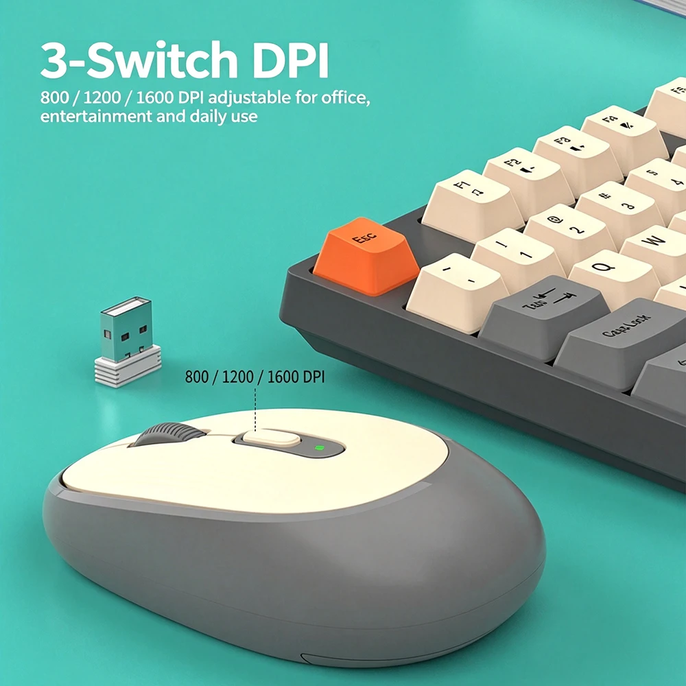 KEBIDUMEI Set Keyboard dan Mou - Gaming Keyboard Bundle ulasan dan harga