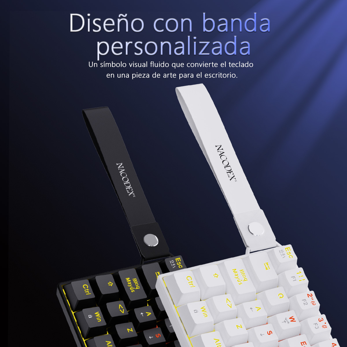 AJAZZ NK61 Keyboard Mekanik Ga - Gaming Keyboard Blue Switches ulasan dan harga