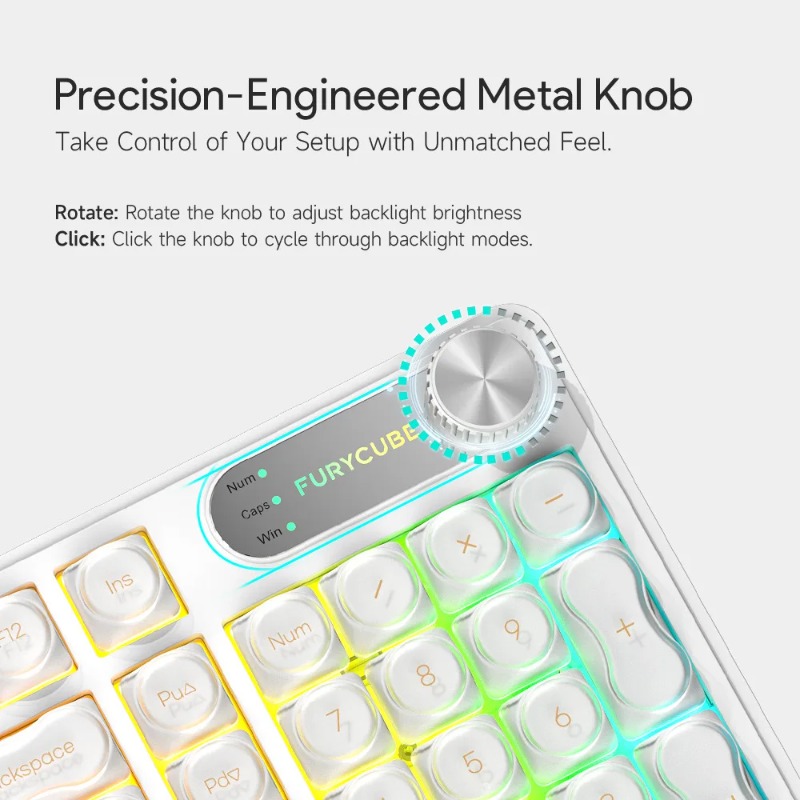 FURYCUBE IP98 Keyboard Berkabe - Gaming Keyboard Ip98 ulasan dan harga