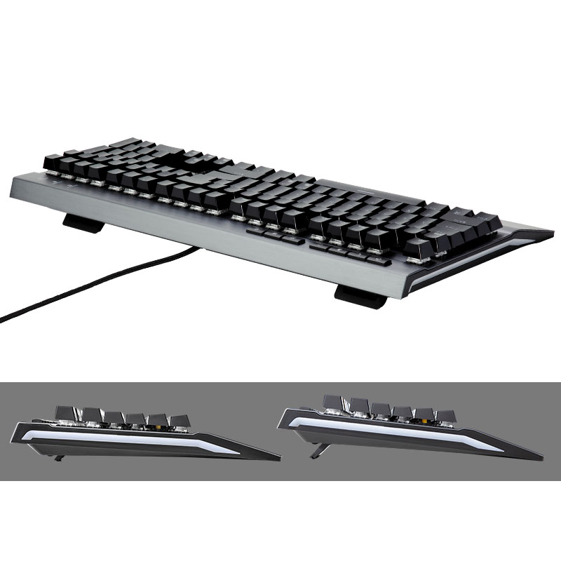 HEXGEARS GK739 Keyboard Gaming - Gaming Keyboard Blue Switches ulasan dan harga